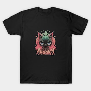 Spooky Black Cat T-Shirt